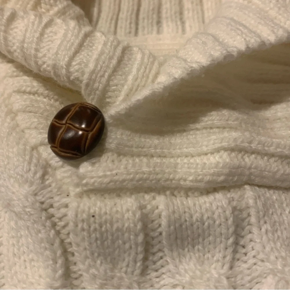 ASPIN kids Cozy Cream Cable Knit One Piece 6-9 months